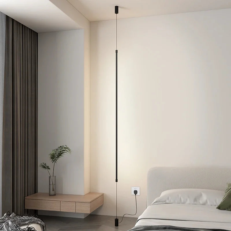DecorBites™ Black 120cm LED Floor Lamp Modern Home Lighting for Living Room Bedroom Dining