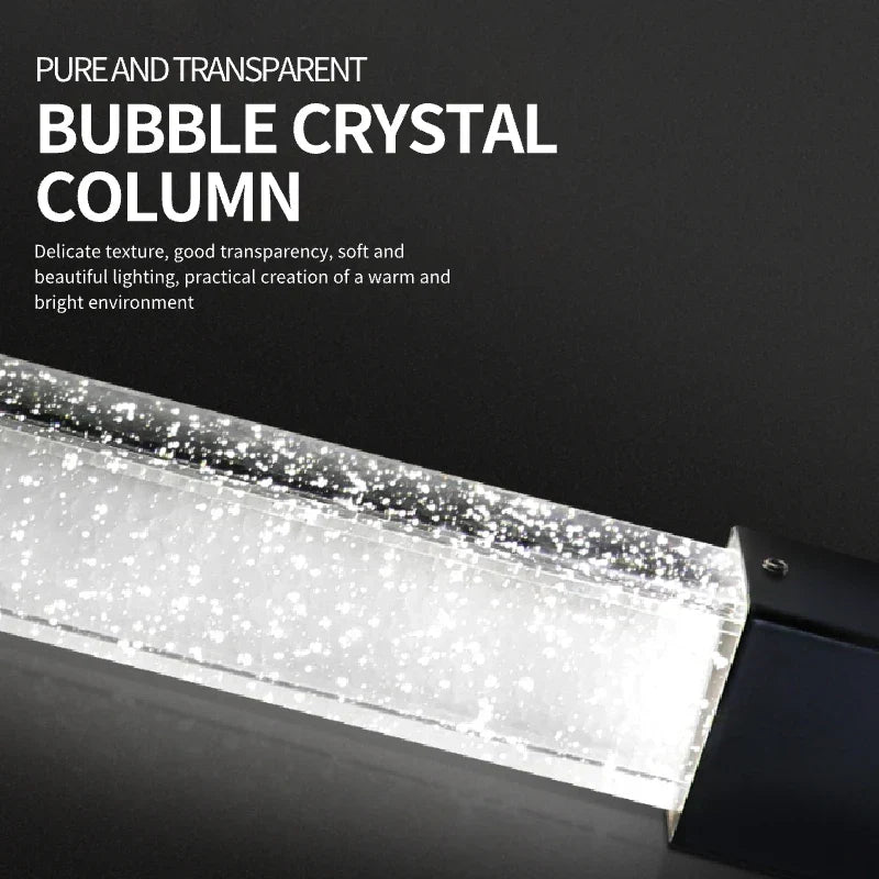 DecorBites™ Crystal Bubble Chandelier Pendant Light - Modern Staircase Hanging Fixture