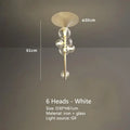 DecorBites™ LED Bubble Chandelier Clear Glass Ball Pendant Lamp for Dining Room & Bar