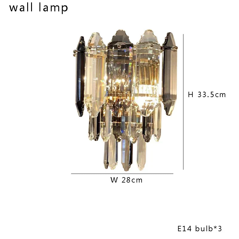 DecorBites™ Crystal Modern Pendant Light: Luxury Indoor Fixture for Home Decor