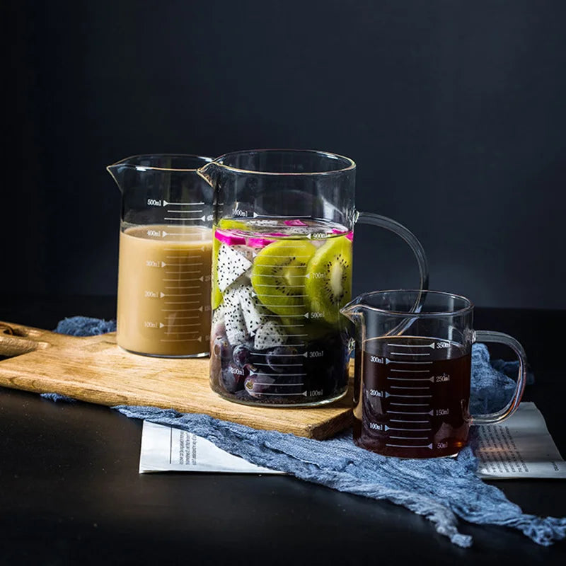 كوب بيكر زجاجي DecorBites™ مقاوم للحرارة مع مقياس سميك - 2022
