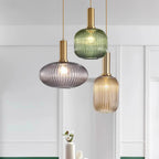 Nordic Japanese Glass Pendant Light