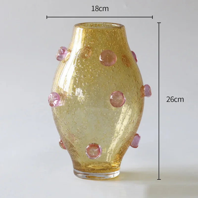 DecorBites™ Creative Bubble Glass Vase Hydroponics Desk Decoration Artificial Flowers Room Decor