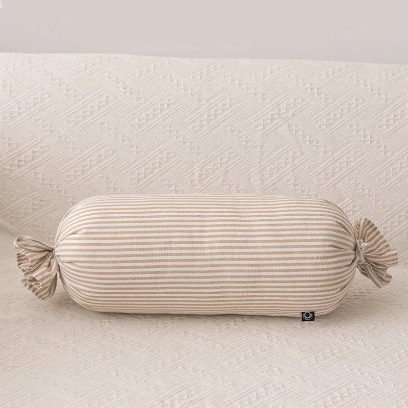 DecorBites™ Chaise de canapé pour chambre d'enfant, coussin décoratif doux, étoile, lune, rayures