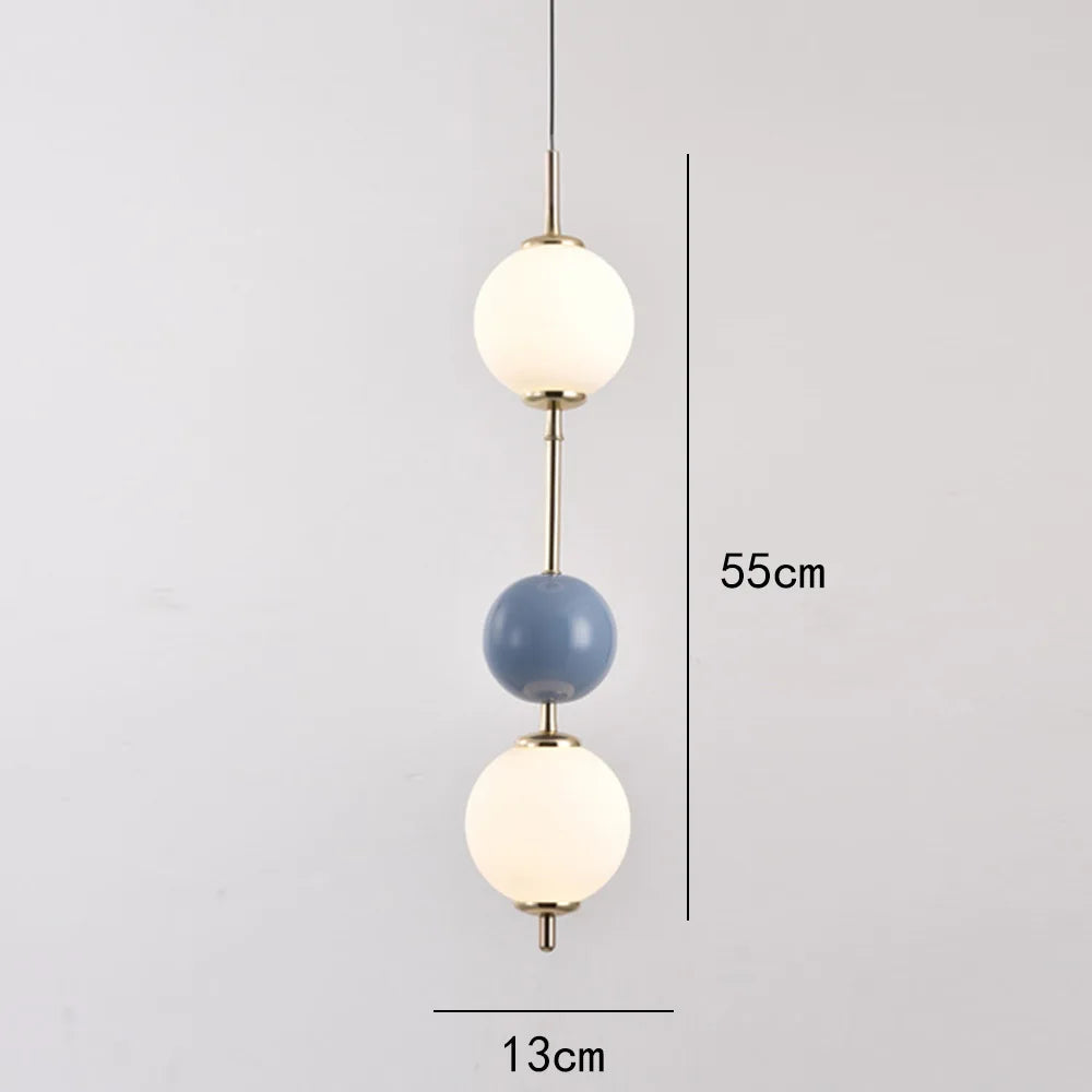 DecorBites™ Glass Ball LED Pendant Light for Living Dining Bedroom