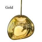 Lava Acrylic Pendant Light With Polished Chrome Finish