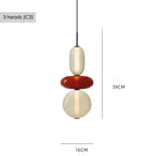 Nordic Colored Glass Pendant Light