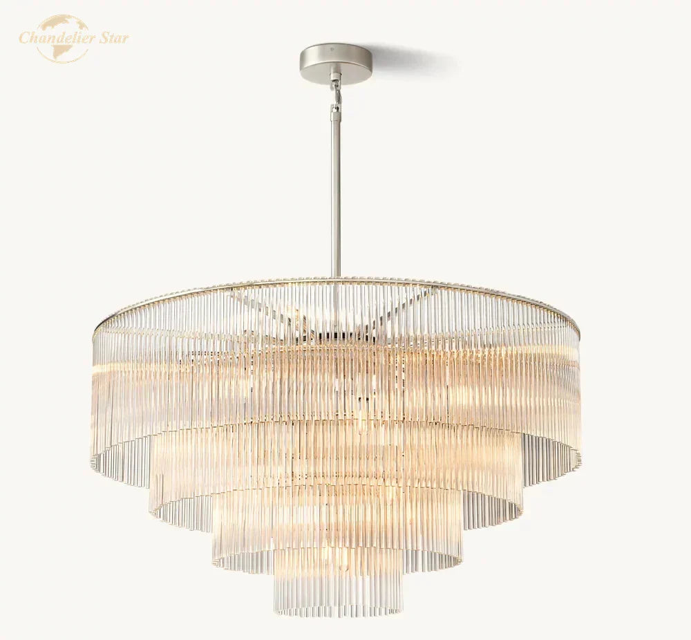 ثريا كريستال دائرية أماديو من ديكور بايتس™ LED لديكور غرف المعيشة والطعام