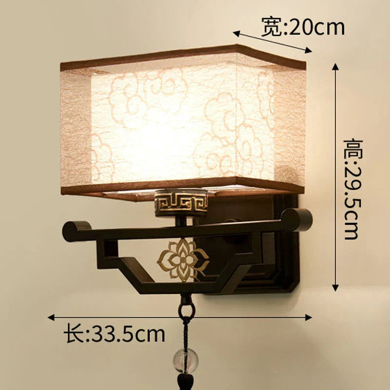 DecorBites™ مصباح حائط قماشي أنيق لغرفة المعيشة وغرفة النوم، وحدات إضاءة LED حديثة