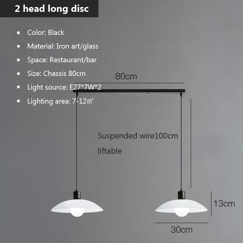 DecorBites™ ثريا معلقة LED إضاءة عصرية بسيطة لغرفة المعيشة وغرفة النوم