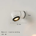 مصباح حائط LED ديكوربايتس™ أبيض أحمر PVC 4000K بتصميم عصري لغرفة النوم وغرفة المعيشة