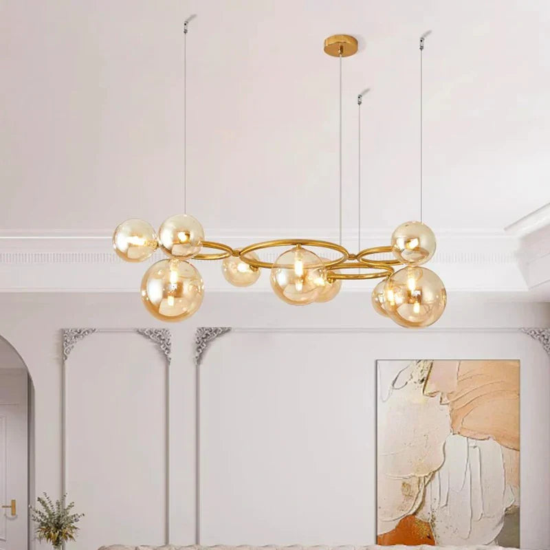 ثريا معلقة LED من DecorBites™ لديكور الغرف الداخلية الأنيق