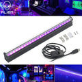 إضاءة LED سوداء DecorBites™ بقدرة 6 واط: شريط إضاءة UV أسود 395 نانومتر T5 لديكور الهالوين المتوهج