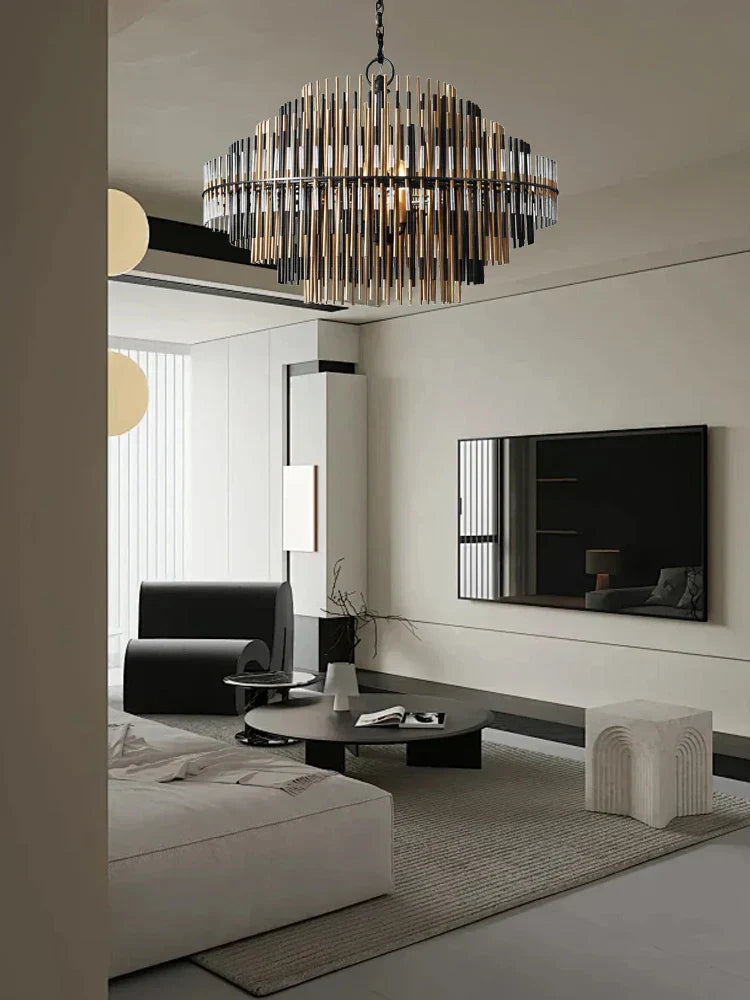 DecorBites™ Brass Pendant Light Fixture Italian Designer Hanglamp for Villa Decoration