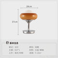 DecorBites™ Glass Egg Tart Desk Lamp for Living Room Bedroom Office