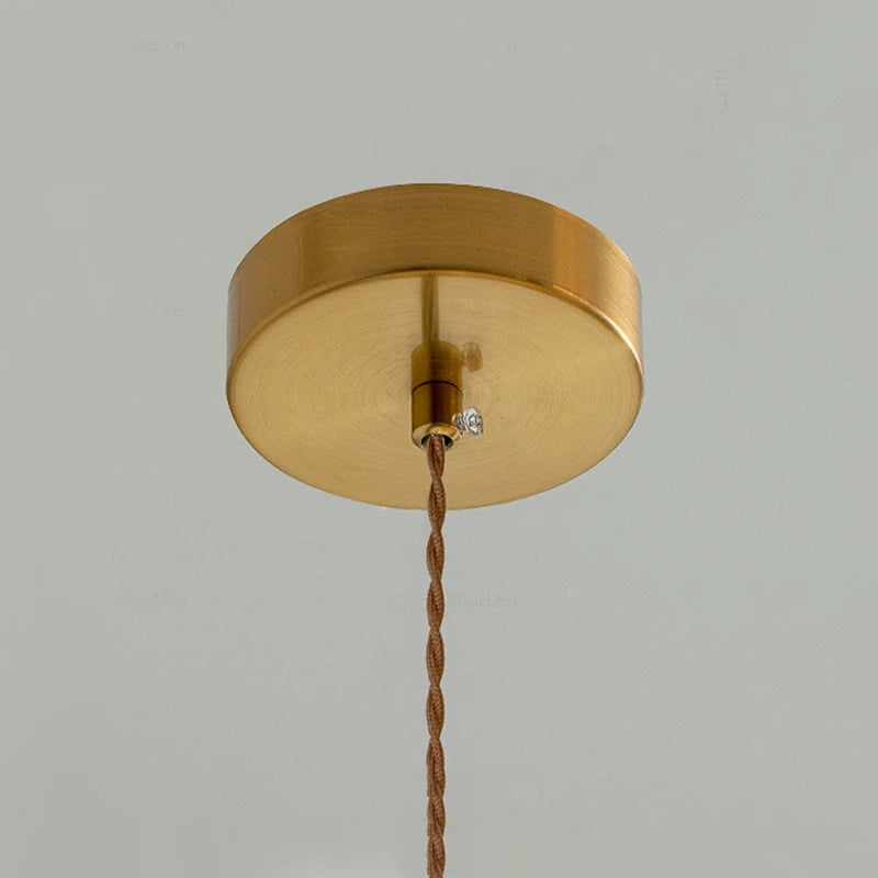 Vintage Shanghai Glass Pendant Light in Green or White