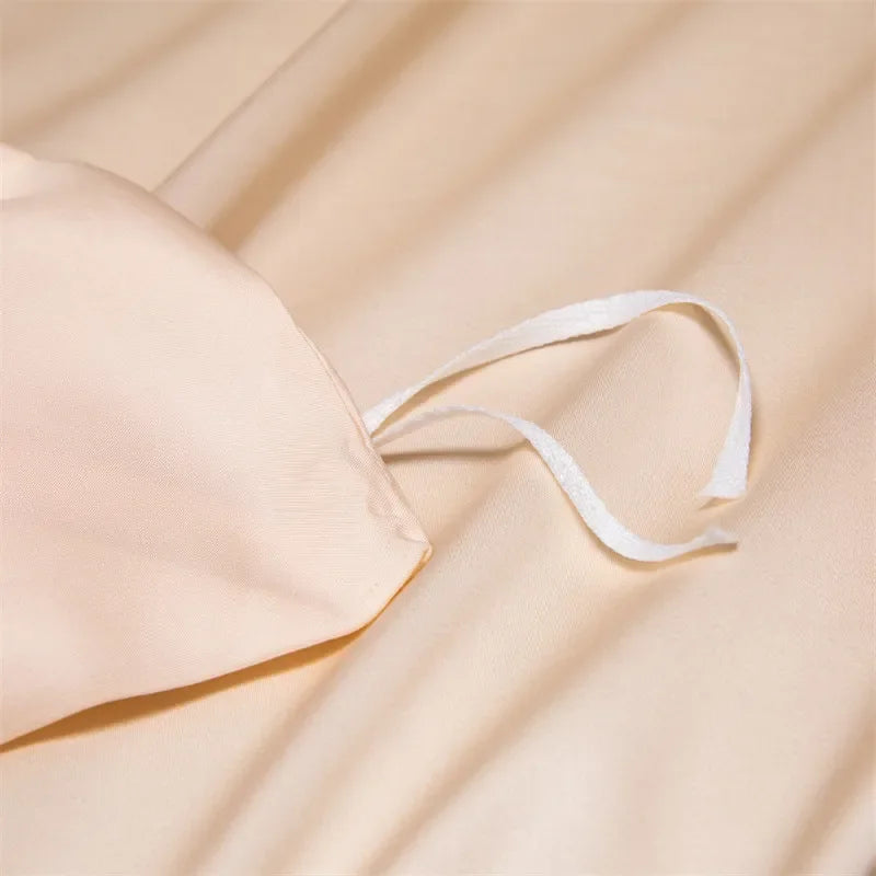 DecorBites™ طقم مفروشات من القماش الطبيعي 120S، ملاءة صيفية مبرّدة ملائمة للبشرة، مفروشات لطيفة على الجلد