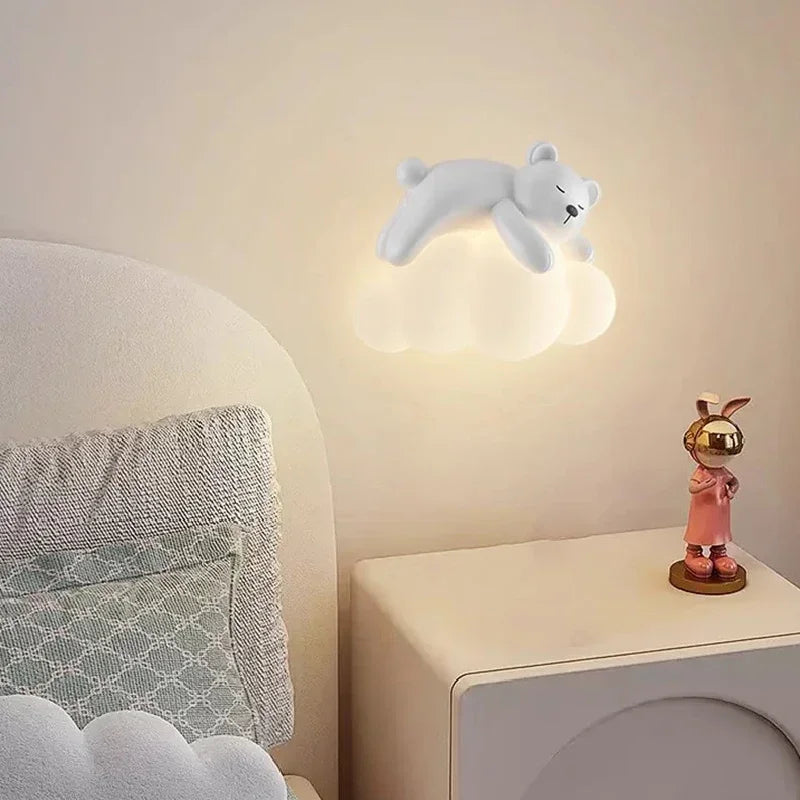 DecorBites™ Bear LED Wall Lamps for Children's Room