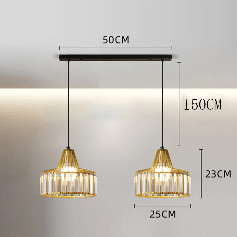 ثريا معلقة LED من DecorBites™ لديكور غرفة النوم الداخلي الأنيق