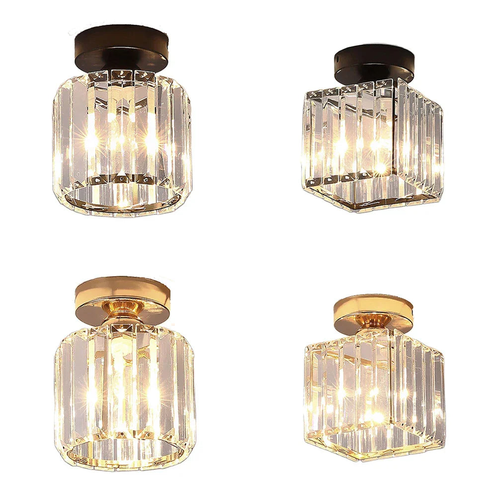 DecorBites™ Crystal Mini Ceiling Lights for Elegant Living Spaces