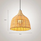 Southeast Asia Bamboo Rattan Woven Pendant Light