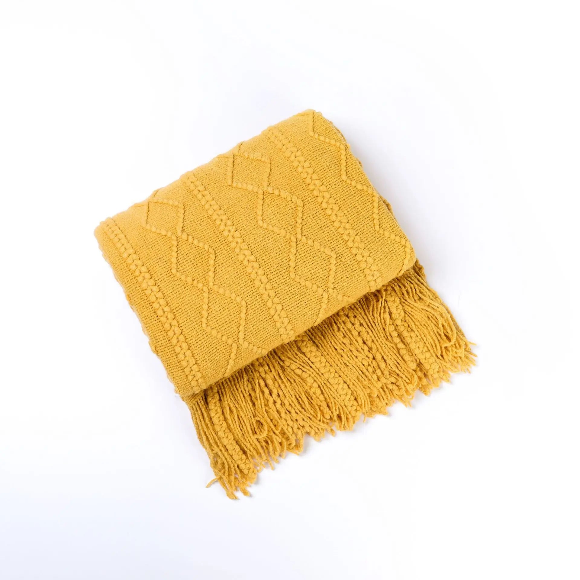 DecorBites™ Cozy Knit Throw Blanket