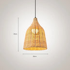 Southeast Asia Bamboo Rattan Woven Pendant Light