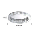 DecorBites™ Crystal Circle Ceiling Chandelier LED Indoor Lighting for Living Room Bedroom Study