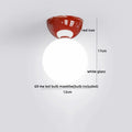 DecorBites™ Iron Glass LED Ceiling Lights Modern Home Decor Lighting G9 Lamparas