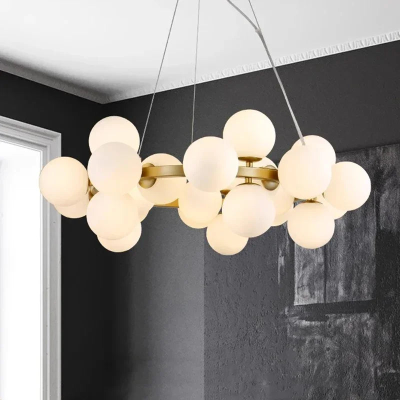 DecorBites™ Suspensions LED en Verre Soufflé pour la Décoration et l'Éclairage Intérieur