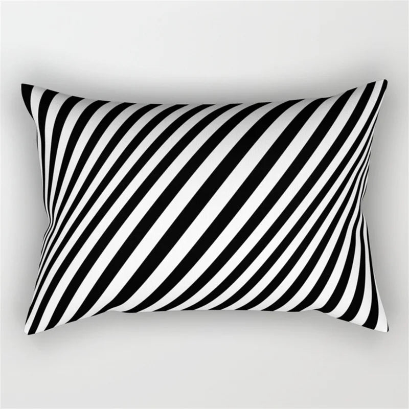 DecorBites™ Geometric Wave Line Waist Pillowcase Set