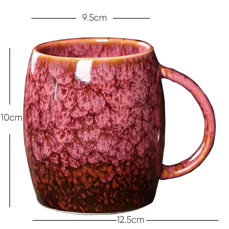 DecorBites™ 480ml Ceramic Mug - Kiln Change Coffee Cup - Porcelain Tea Mugs - Wholesale Drinkware