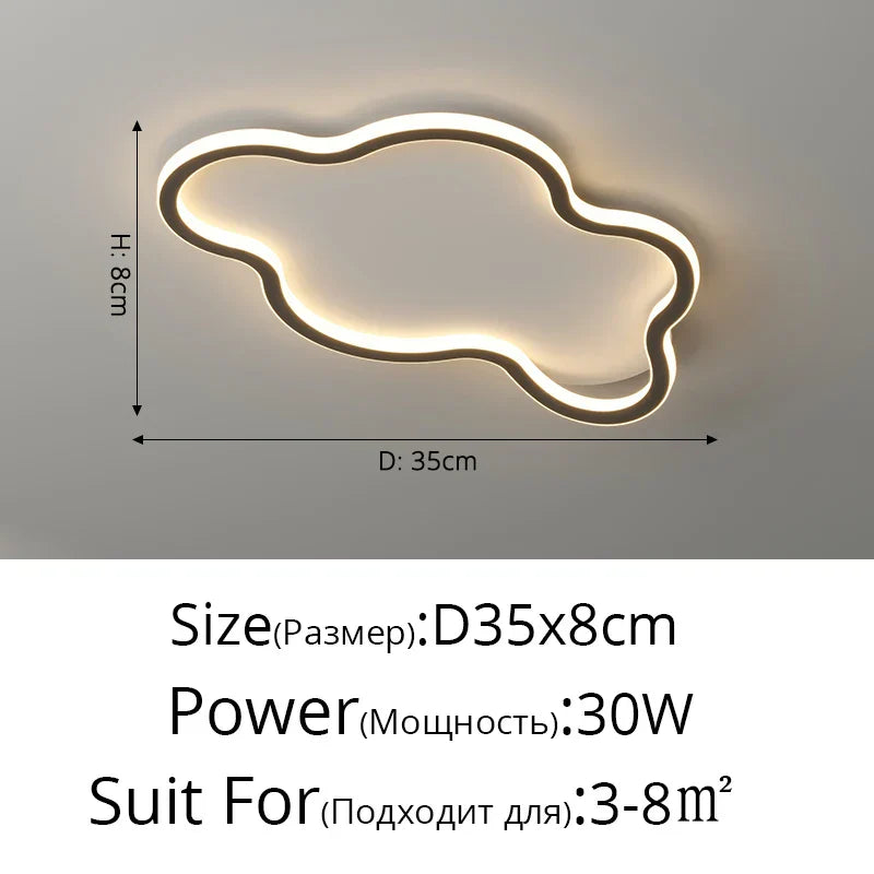 شريط إضاءة السقف LED من DecorBites™ للممر والشرفة وغرفة المعيشة