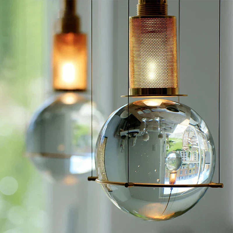 DecorBites™ Crystal Ball LED Pendant Lights - American Design for Indoor Lighting