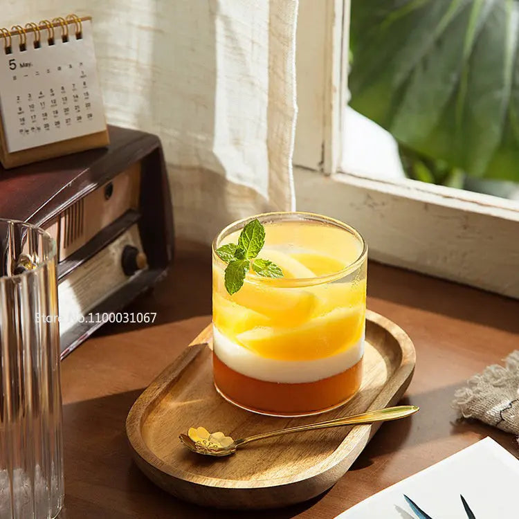أكواب DecorBites™ للحلويات والمشروبات الكوكتيل من الزجاج المقاوم للحرارة العالية لحفلات الزفاف والحفلات