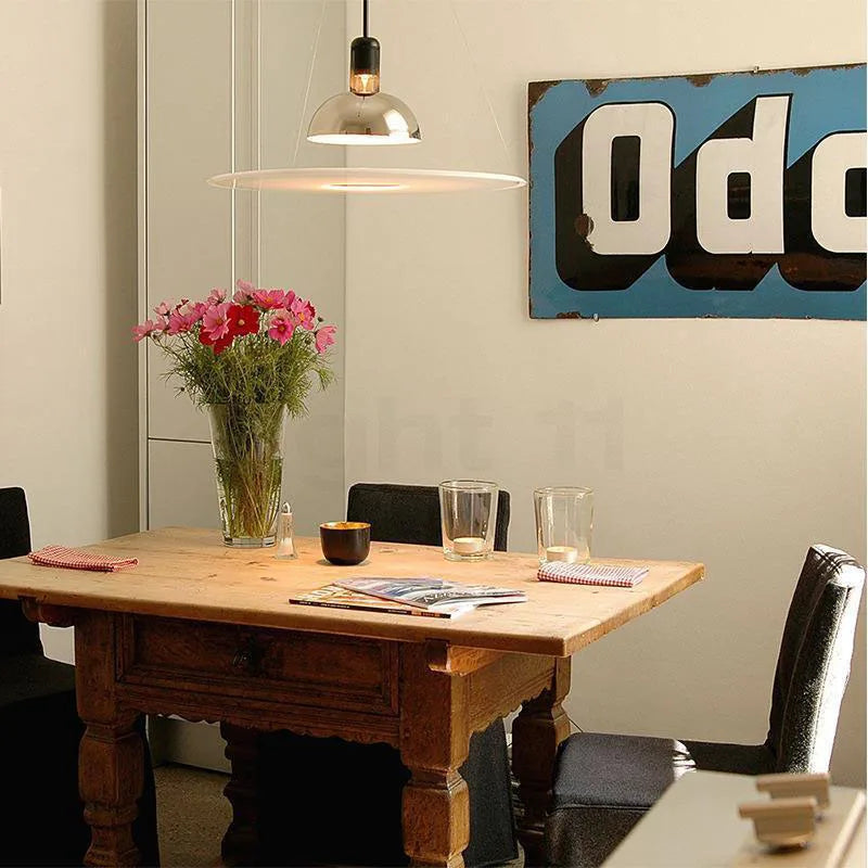 DecorBites™ Flying Saucer Chandelier: Luxury LED Indoor Pendant Lighting for Restaurant, Bar, Bedroom.