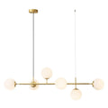 DecorBites™ Golden Glass Ball LED Pendant Light for Home Decor