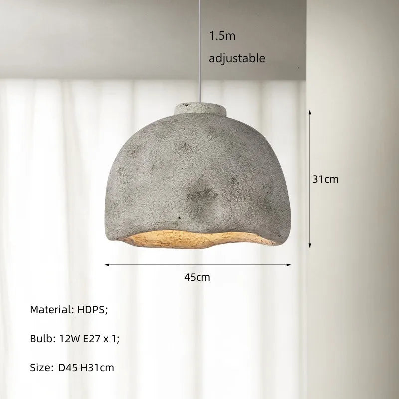 DecorBites™ Japanese Style Resin Pendant Lights for Home Decor and Lighting Needs