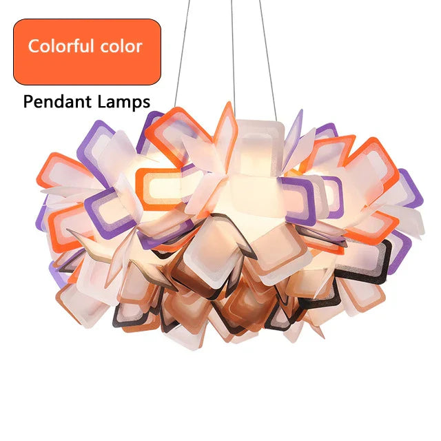 مصباح سقف مُعلق LED على شكل زهرة DecorBites™ لغرفة المعيشة وغرفة النوم