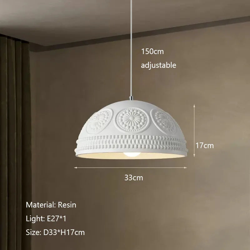 DecorBites™ French Cream Style LED Chandelier for Restaurant Bar and Kitchen