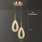 Modern Crystal Butterfly Pendant Light