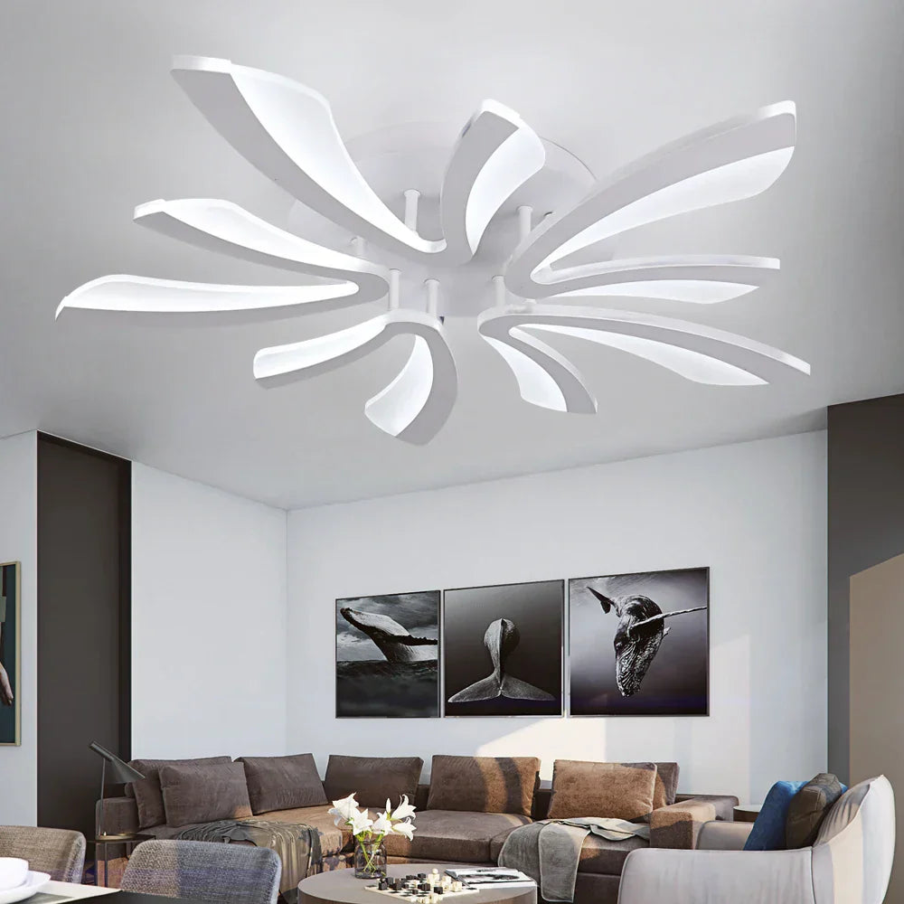 DecorBites™ Acrylic Branch Design LED Ceiling Chandelier RC Dimming Light Fixture