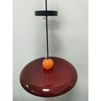 French Cream Flying Saucer Metal Pendant Light