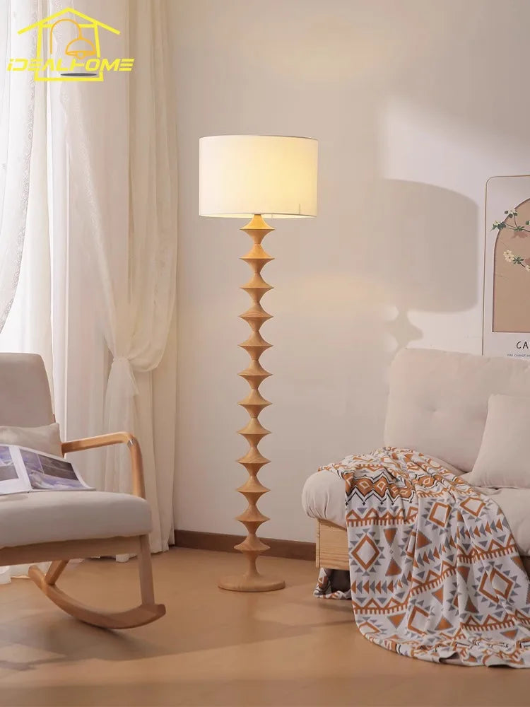 DecorBites™ مصباح أرضي LED بتصميم قرعي E27، إضاءة قائمة حديدية فنية زخرفية لغرفة المعيشة
