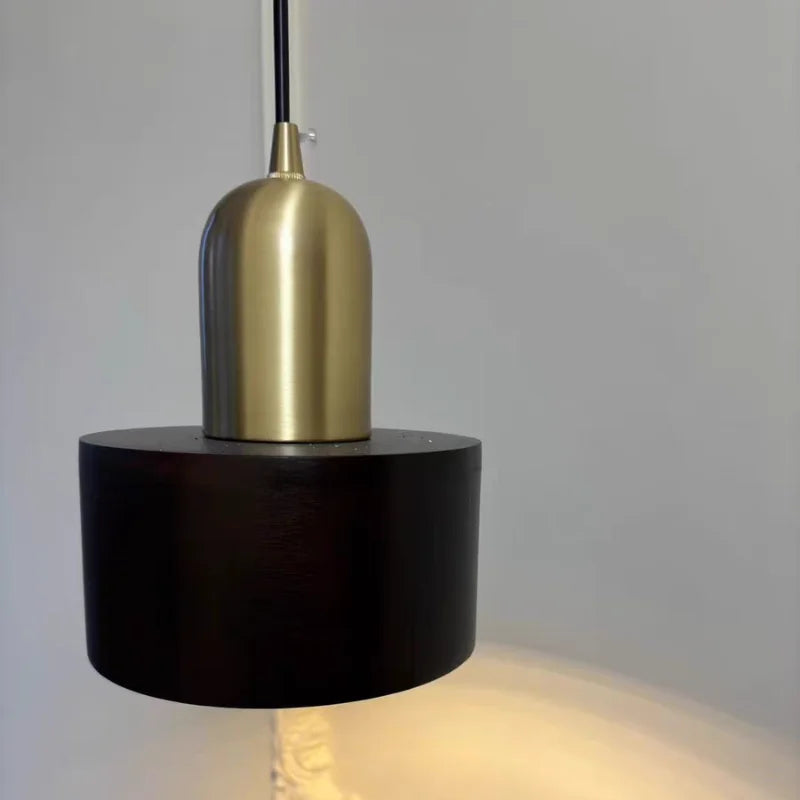 DecorBites™ LED Wood Pendant Light Fixture | Adjustable Hanging Lamp for Home Decor