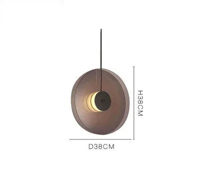 Modern Scandinavian White Glass Bedside Pendant Light