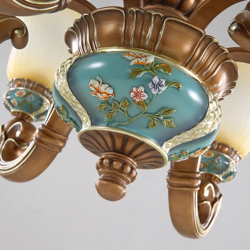 ثريا DecorBites™ الكلاسيكية من الراتنج لإنارة فاخرة لغرفة المعيشة وغرفة الطعام وغرفة النوم