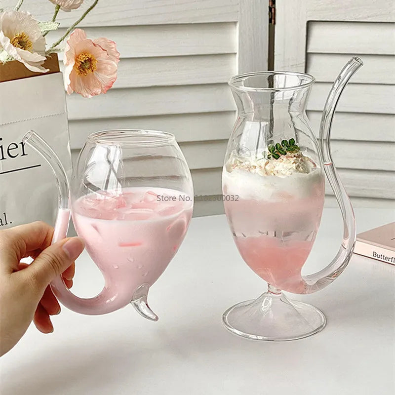DecorBites™ Vampire Cocktail Glass Cup - Creative & Stylish Glassware for Molecular Drinks