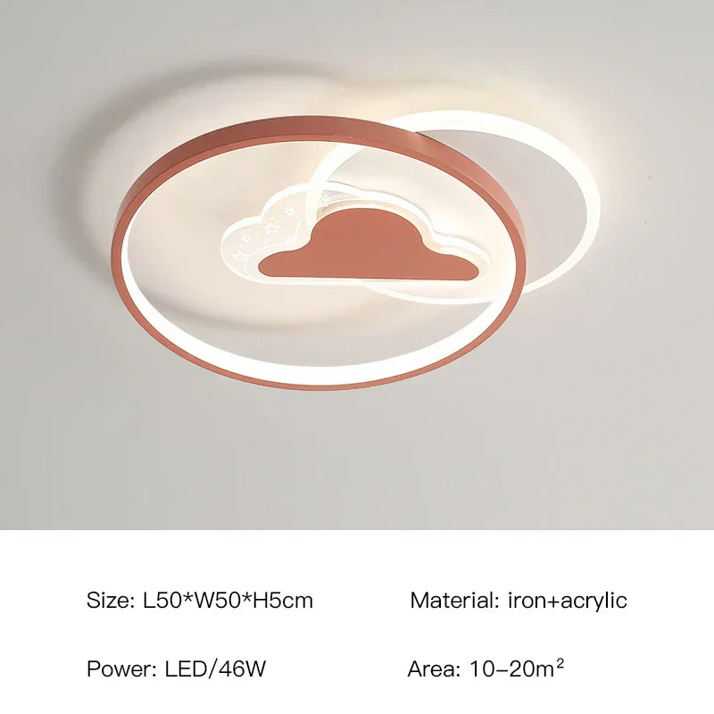 ثريا سقف LED لغرف الأطفال DecorBites™ مصباح معلق حديث لغرفة الدراسة في الحضانة