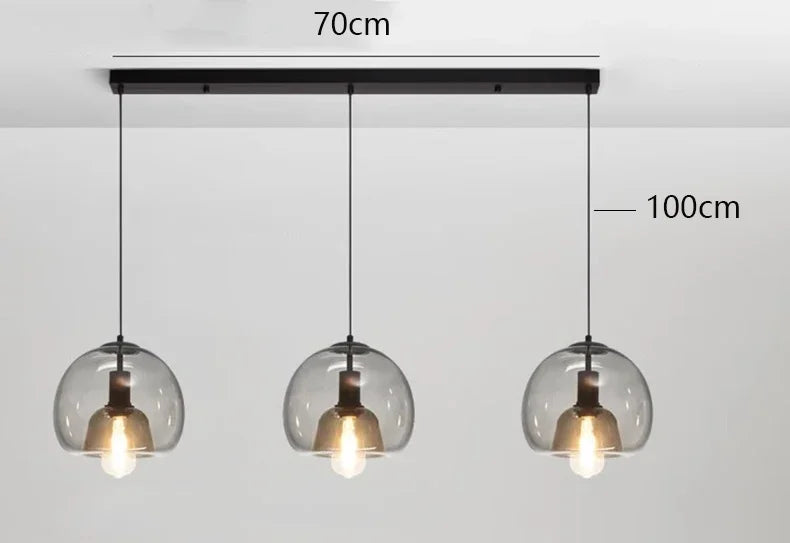 ثريات إضاءة LED متدلية من DecorBites™ لديكور المنزل العصري والإضاءة الداخلية